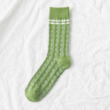 Boxtoday Gift Green Aesthetic Crew Socks