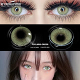 Boxtoday 1 Pair Eye Lenses Iceland Coloured 14.2mm Contact Lenses for Eyes Cosmetic Contact Lens Eye Color Beauty Makeup