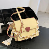 Boxtoday Gift Fashion Summer Shoulder Messenger Bag Love Chain Square Bag Cute Girl Lolita One Shoulder Bag Kawaii Girl Gothic Lolita Bag Loli