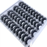 Boxtoday NEW 20 Pairs 3D Faux Mink Eyelashes Natural Thick Long False Eyelashes Dramatic Fake Lashes Makeup Extension Eyelashes maquiagem