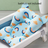 Boxtoday Baby Shower Bath Tub Pad Non-Slip Bathtub Mat Newborn Safety Security Bath Support Cushion Animal Soft Pillow Care Accessories