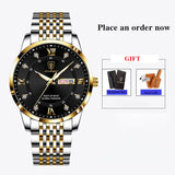 Boxtoday watches for men smart watch Men Watch Stainless Steel Top Quailty Luxury Push Button Hidden Clasp Waterproof Luminous Date Week Sport Wrist Watches