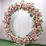 Boxtoday Ring Arch Flower Stand Set Wedding Background Decor Rose Flower Arrangement Party Home Outdoor Wedding Artificial Flower