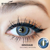 Boxtoday Cosplay Dinosaur Blue 14.5mm 1 Pair | 1 Year