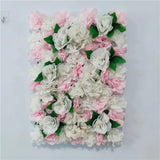 Boxtoday Pink Silk Rose Flower Wall Artificial Flower for Wedding Decoration Flower Wall BabyShow Wedding Christmas Home Backdrop Decor