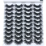 Boxtoday NEW 20 Pairs 3D Faux Mink Eyelashes Natural Thick Long False Eyelashes Dramatic Fake Lashes Makeup Extension Eyelashes maquiagem