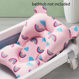 Boxtoday Baby Shower Bath Tub Pad Non-Slip Bathtub Mat Newborn Safety Security Bath Support Cushion Animal Soft Pillow Care Accessories