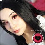 Boxtoday 2PCS/Pair Pink Lense Halloween Lenses anime accessories Color contact lenses Cosplay Anime Lenses Yearly Contact lens