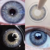 Boxtoday Myopia Color Contact Lenses contact Color Lens Eyes Lentillas Verdes Naturales Lenses With Diopters Cosmetic