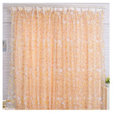 Boxtoday Window Curtain Translucent Floral Pattern Wide Application Room Decor Pastoral Balcony Valance for Home Office Cafe