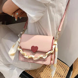 Boxtoday Gift Fashion Summer Shoulder Messenger Bag Love Chain Square Bag Cute Girl Lolita One Shoulder Bag Kawaii Girl Gothic Lolita Bag Loli