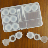 Boxtoday Contact Lens Case Random Colors  Container Travel Set Storage Holder