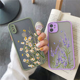 Boxtoday Butterfly Lavender Higan Flower Phone Case For iphone 7 8 plus 12 13 mini 11 15 14 pro max X XR XS Max Shockproof Shell Cover