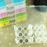 Boxtoday Contact Lens Case Random Colors  Container Travel Set Storage Holder