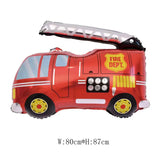 Boxtoday 1PC Happy Birthday Party Decoration Balloon Car Shape Aluminum Film Balloon School Bus Train Tank Plane Globos Children Gift