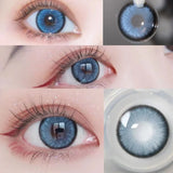 Boxtoday 2Pcs Colored Lenses 1 Pair Natural Eye Color Lens Contact Lenses For Eyes Contacts Yearly Color Contact Lenses Blue