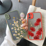 Boxtoday Butterfly Lavender Higan Flower Phone Case For iphone 7 8 plus 12 13 mini 11 15 14 pro max X XR XS Max Shockproof Shell Cover