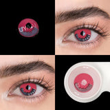 Boxtoday 2PCS/Pair Pink Lense Halloween Lenses anime accessories Color contact lenses Cosplay Anime Lenses Yearly Contact lens