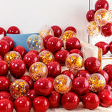 Boxtoday 40/20Pcs 10inch Pomegranate Red Confetti Latex Balloons Wedding Globos Birthday baby shower House New year party Decorations