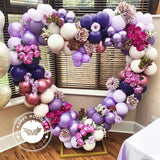 Boxtoday Heart Shaped Round Balloon Arch Support Wreath Wedding Birthday Party Decoration Baby Shower Background New Year Christmas Decor