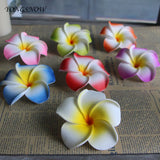 Boxtoday 10Pcs Plumeria PE Foam Frangipani Artificial Flower Headdress Home Garden Egg Flowers Wedding Decoration Event Party Supplies