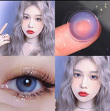 Boxtoday Color Prescription Contact Lenses with Diopter Number Glasses Black Lenses Student Animation Lenses of the Year Beauty Cosmetics