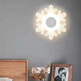 Boxtoday Modern simple wall lamp living room bedroom bedside Art AC90V-260V LED 4000K Snow Flower Indoor Corridor Qorch Lalcony Lighting