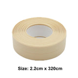 Boxtoday PVC Sealing Strip Tape Bathroom Bath Toilet Caulk Tape Self Adhesive Waterproof Mildew Proof Tapes For Kitchen Sink Wall Corner