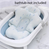 Boxtoday Baby Shower Bath Tub Pad Non-Slip Bathtub Mat Newborn Safety Security Bath Support Cushion Animal Soft Pillow Care Accessories