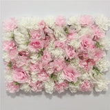 Boxtoday Pink Silk Rose Flower Wall Artificial Flower for Wedding Decoration Flower Wall BabyShow Wedding Christmas Home Backdrop Decor