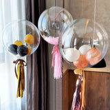 Boxtoday 10pcs 10-24inch Transparent Bobo Bubble Balloon Clear Inflatable Air Helium Globos Wedding Birthday Party Decoration Baby Shower