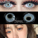 Boxtoday 1 Pair Eye Lenses Iceland Coloured 14.2mm Contact Lenses for Eyes Cosmetic Contact Lens Eye Color Beauty Makeup