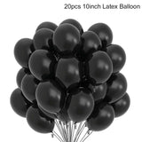 Boxtoday 10/20pcs Gold Black Pink Latex Balloons Birthday Party Decor for Kids Adult Wedding Decorations Helium Globos Baby Shower Ballon