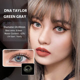 Boxtoday 2Pcs/Pair Taylor DNA Colored Contact Lenses Cosmetic Contacts Natural Color lens eyes Beauty Yearly Lenses Blue Brown