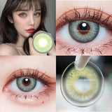 Boxtoday 2Pcs/Pair Taylor DNA Colored Contact Lenses Cosmetic Contacts Natural Color lens eyes Beauty Yearly Lenses Blue Brown