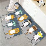 Boxtoday Anti-slip Kitchen Mat for Floor Dog Cat Printed Bath Carpet Entrance Doormat Tapete Fashion Absorbent Bedroom Prayer Area Rugs