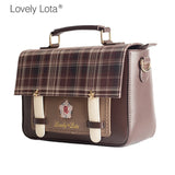 Boxtoday Gift Japanese college style sweet student lolita plaid handbag JK uniform cosplay shoulder bag kawaii girl gothic lolita bag loli