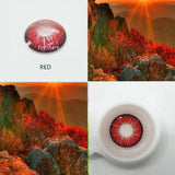 Boxtoday Cosplay AYY Red 14.5mm 1 Pair | 1 Year