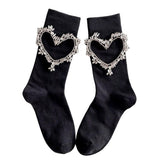 Boxtoday Gift Heart Rhinestone Socks