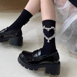 Boxtoday Gift Heart Rhinestone Socks