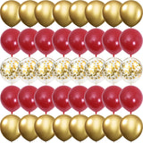 Boxtoday 40/20Pcs 10inch Pomegranate Red Confetti Latex Balloons Wedding Globos Birthday baby shower House New year party Decorations