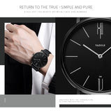 Boxtoday watches on sale Yazole Watch Men Waterproof Ultra Thin Quartz Watch For Men Fashion Simple Black Men Watch Male Wristwatch Montre Homme