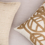 Boxtoday Linen Leaves Embroidery Cushion Covers