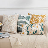 Boxtoday Spring Joy Embroidered Cushion Covers