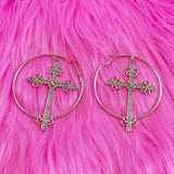 Boxtoday Gift Y2k Cross Earrings