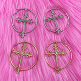 Boxtoday Gift Y2k Cross Earrings