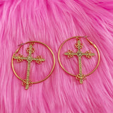 Boxtoday Gift Y2k Cross Earrings