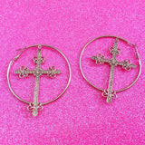 Boxtoday Gift Y2k Cross Earrings