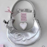 Boxtoday Gift Y2K Korean Silver Bag