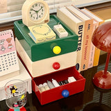 Boxtoday Retro Desktop Organizer with Drawer